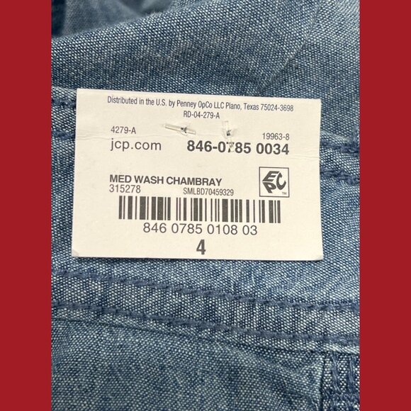 St. John's Bay - Women's Mid-Rise Cargo Bermuda Short - Light Blue - 4 - Picture 12 of 16